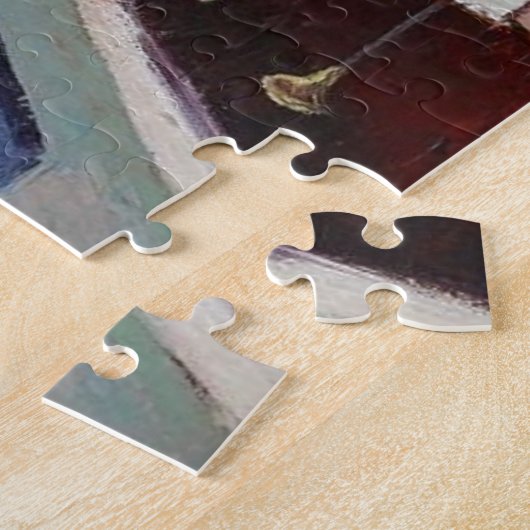 Pet Winkelen - Augustus Macke Legpuzzel (Zijkant)