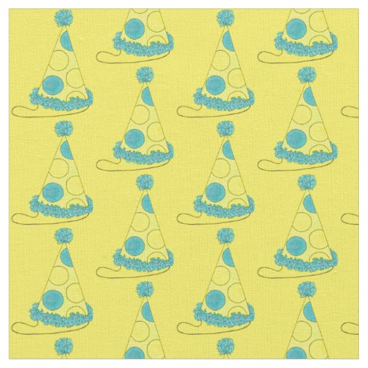 Pet Yelow Polka Dot. Stof (Close Up)