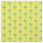 Pet Yelow Polka Dot. Stof (Swatch)