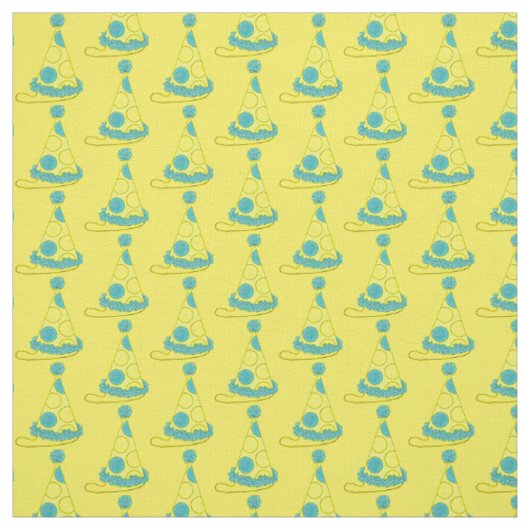 Pet Yelow Polka Dot. Stof (Swatch)