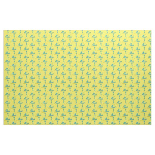 Pet Yelow Polka Dot. Stof (Fat Quarter)