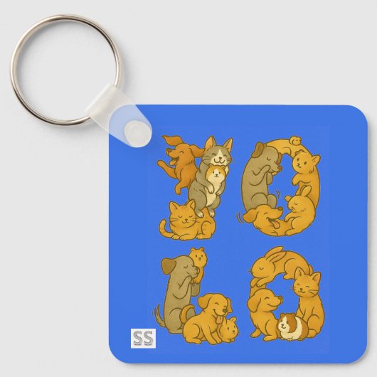 Pet YOLO Sleutelhanger (Voorkant)