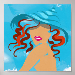 Pet zomer   Roze lipstick Poster