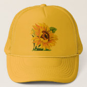 Pet- Zonnebloem Trucker Pet (Voorkant)