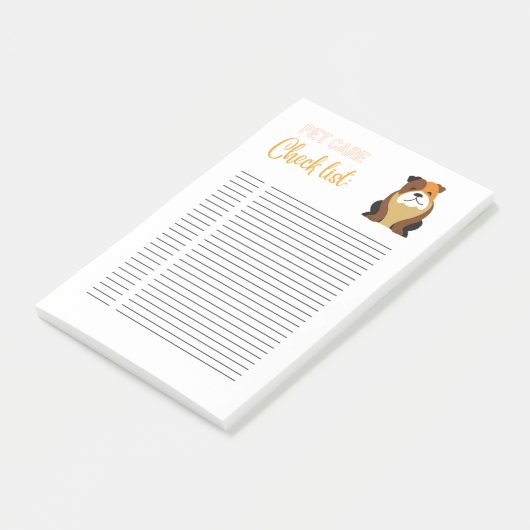 PET-ZORG VOOR AANBIEDING POST-IT® NOTES (Schuin)