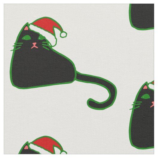 pet zwarte kat stof (Close Up)