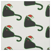 pet zwarte kat stof (Swatch)