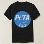 PETA doodt T-shirt (Design voorkant)