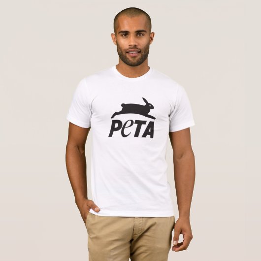 PETA logo t-shirt (Voorkant volledig)