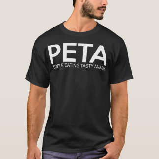 Peta Mensen die graasdieren eten T-shirt