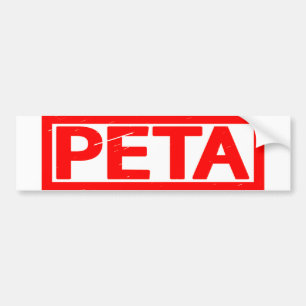 Peta Stamp Bumpersticker