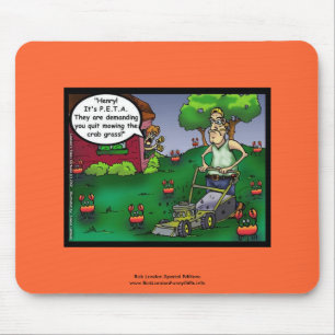 PETA & The Crabgrass Cartoon Muismat