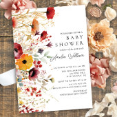 Petaal Perfectie Baby shower Uitnodiging