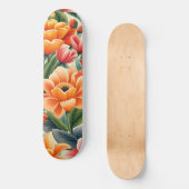 Petaal Pop Bloom Vibe Persoonlijk Skateboard (Voorkant)
