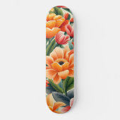 Petaal Pop Bloom Vibe Persoonlijk Skateboard (Voorkant)