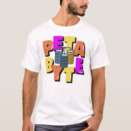 Petabyte-gegevensmeeteenheid T-shirt