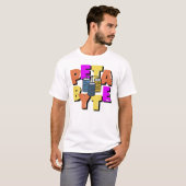 Petabyte-gegevensmeeteenheid T-shirt (Voorkant volledig)