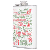 Petaca con diseño navideño para caballeros heupfles (Links)