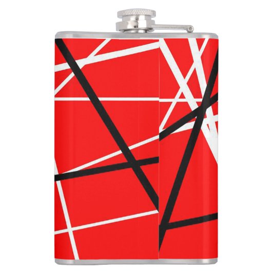 Petaca de vinilo Van Halen Stripes Heupfles (Achterkant)