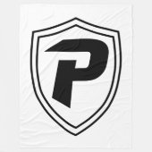 Petal Band Boosters Trademark Blanket (zwart Logo) Fleece Deken (Voorkant)