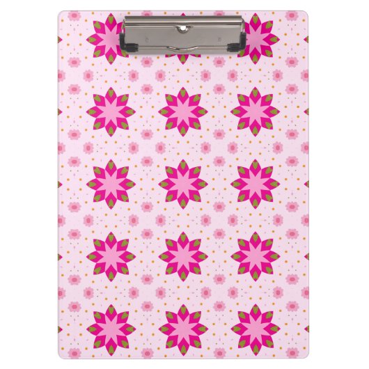 Petal Blossom Confetti-patroon Klembord (Voorkant)