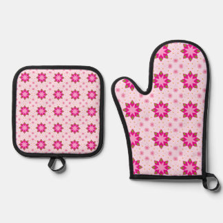 Petal Blossom Confetti patroon Ovenwant & Pannenlap Set