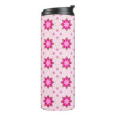 Petal Blossom Confetti-patroon Thermosbeker (Gedraaid links)