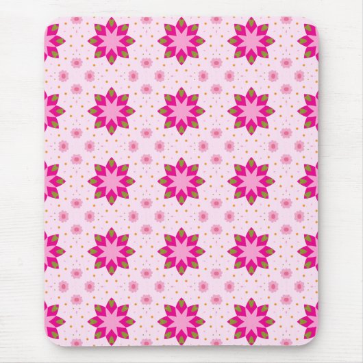 Petal Blossom Confetti pattern Muismat (Voorkant)