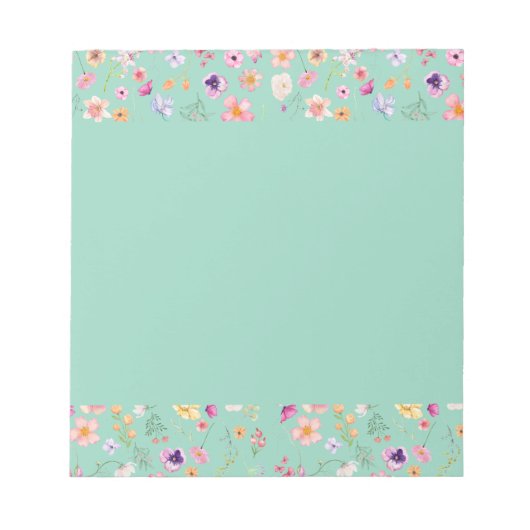 Petal Fresh Notitieblok - Mint Green Serenity (Voorkant)