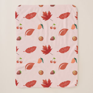 Petal & Fruit: een roze symfonie Sherpa Deken