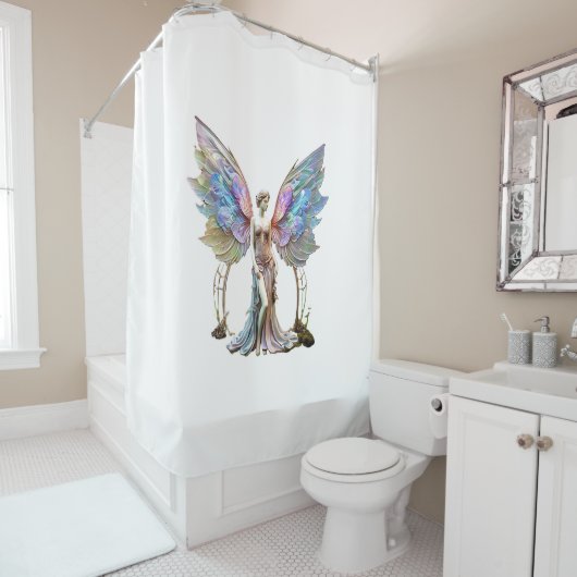 Petal Glimmerbreeze Fantasy Fairy Douchegordijn (In situ)