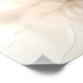 Petal Glow Harmony – Organische Abstract #2 Poster (Hoek)