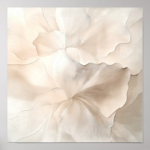 Petal Glow Harmony – Organische Abstract #2 Poster