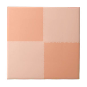 Petal glow zalm floral tegel set - Patroon 3 Tegeltje