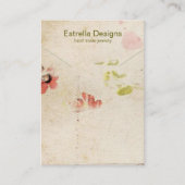  Petal Handgemaakte Papier Ketting Display Contactkaartje (Voorkant)