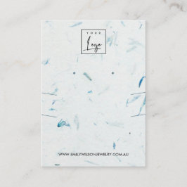 PETAL HANDGEMAAKTE PAPIER LANGE KETTING OORBEL DIS VISITEKAARTJE