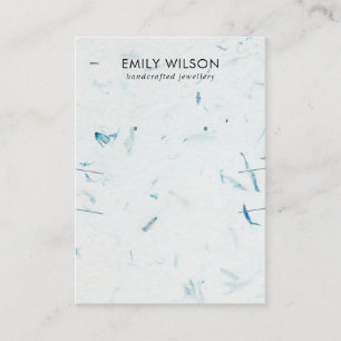 PETAL HANDGEMAAKTE PAPIER LANGE KETTING OORBEL DIS VISITEKAARTJE