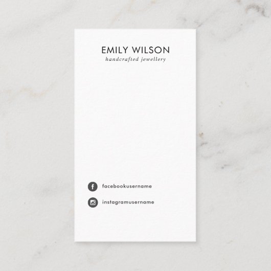 PETAL HANDMADE PAPIER KETTING BRACELET VISITEKAARTJE (Achterkant)