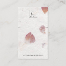 PETAL HANDMADE PAPIER KETTING BRACELET VISITEKAARTJE