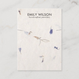 PETAL HANDMADE PAPIER KETTING BRACELET VISITEKAARTJE