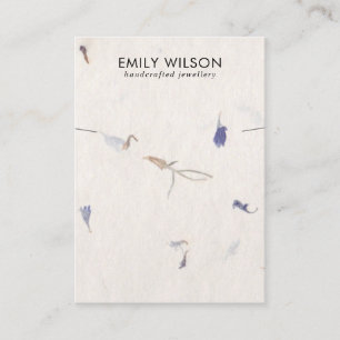 PETAL HANDMADE PAPIER KETTING BRACELET VISITEKAARTJE