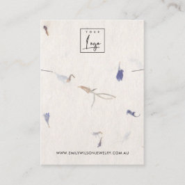 PETAL HANDMADE PAPIER KETTING BRACELET VISITEKAARTJE