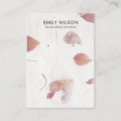 PETAL HANDMADE PAPIER-KETTING DIE WEERGAAT WEERGEV VISITEKAARTJE (Voorkant)