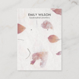 PETAL HANDMADE PAPIER-KETTING DIE WEERGAAT WEERGEV VISITEKAARTJE