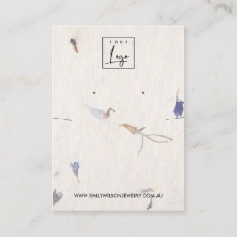 PETAL HANDMADE PAPIER-KETTING DIE WEERGAAT WEERGEV VISITEKAARTJE