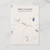 PETAL HANDMADE PAPIER-KETTING DIE WEERGAAT WEERGEV VISITEKAARTJE (Voorkant)