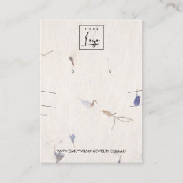 PETAL HANDMADE PAPIER-KETTING DIE WEERGAAT WEERGEV VISITEKAARTJE