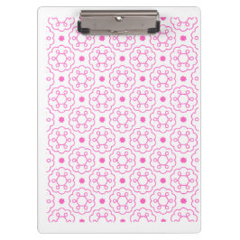 "Petal Harmony" Geometrisch Bloemen Briefpapier Klembord