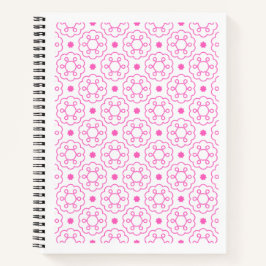 "Petal Harmony" Geometrisch Bloemen Briefpapier Notitieboek
