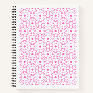 "Petal Harmony" Geometrisch Bloemen Briefpapier Notitieboek